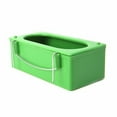 thumbnail image 2 of Billuyoard Cuenco de alimentación para pájaros, bandeja rectangular, jaula para pájaros, colgante de plástico Suministros de alimentación y agua para mascotas, 2 of 6