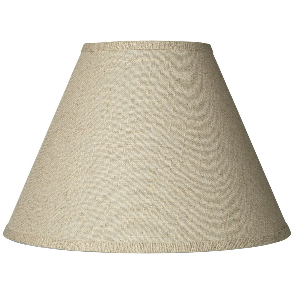 Brentwood Fine Burlap Medium Empire Lamp Shade 6.5" Top x 15" Bottom x