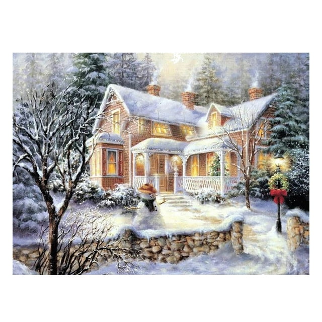 Generic Crystal Diamond Painting DIY Kit ZS317, 30x40cm Canvas Art with Full Drill Rhinestone Decoration