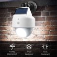 thumbnail image 5 of Kraoden Solar Powered Simulated Monitoring Camera with Motion Sensor, Outdoor Courtyard Wall Lamp, Security Light for Garden, Street, and Patio, Easy Installation, IP65 Waterproof, 5 of 6
