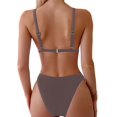 thumbnail image 2 of Conjunto de bikini ZAFUL, traje de baño de cintura alta con estampado floral para mujer, 2 of 7