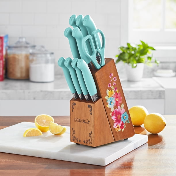 The Pioneer Woman Breezy Blossoms 11-Piece Stainless Steel Knife
