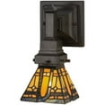 thumbnail image 1 of Meyda Sierra Prairie Mission Wall Sconce 5 in Mahogany Bronze, 1 of 3