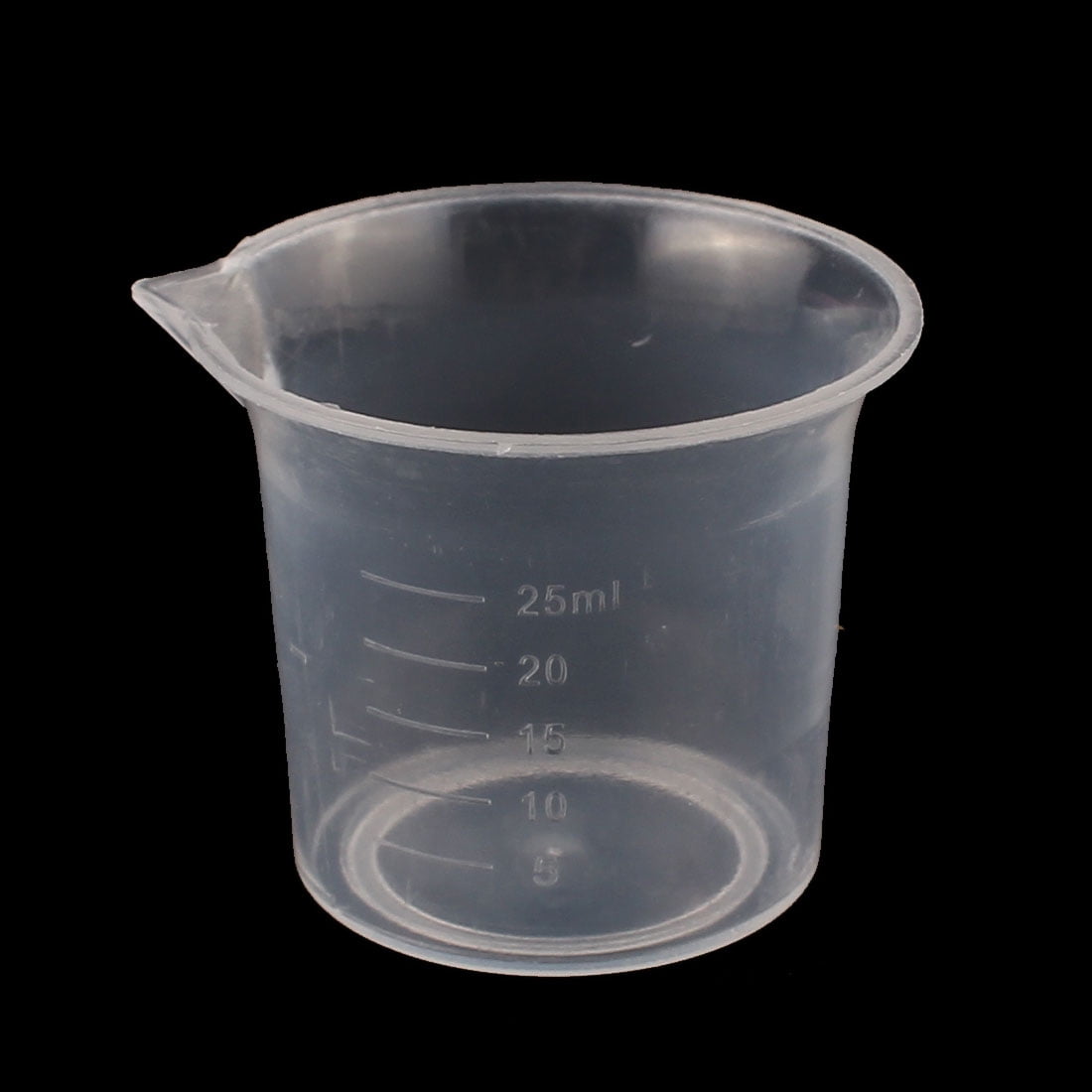 Kitchen Lab 25mL Plastic Measuring Cup Jug Pour Spout Container 5 pcs