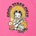 thumbnail image 5 of Wild Bobby Betty Boop Good Vibes Only Betty Boop Tri-Blend Racerback Tank Top, Vintage Pink, X-Large, 5 of 5