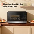 thumbnail image 3 of Mainstays 0.9 Cu Ft 3-in-1 Air Fry Convection Microwave Oven, 900 Watts, 3 of 14
