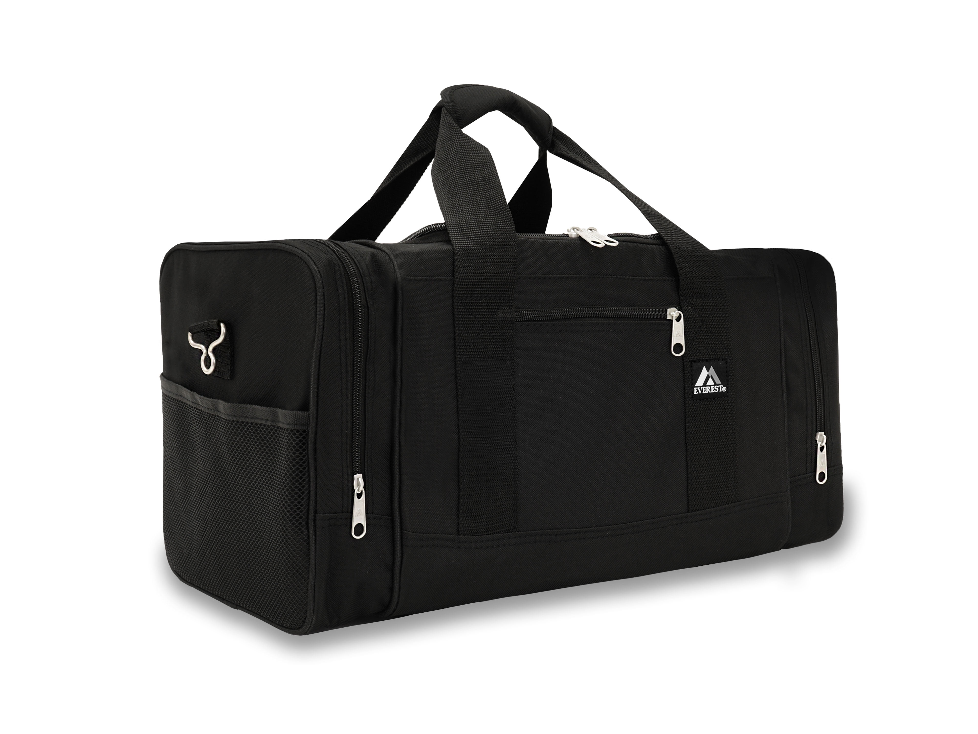 Everest Unisex Sporty Gear Duffel Bag Black