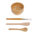 thumbnail image 2 of Miangastore 1 Set Wooden Mask DIY Tools Facial Mask Mixing Bowl Facial Mud Mask Applicator, 2 of 8