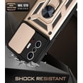 thumbnail image 3 of Case for Xiaomi Mi 11T with Slide Camera Cover,Military Grade Heavy Duty Protection Phone Case Cover with Magnetic Ring Kickstand for Xiaomi Mi 11T Pro/11T 4G SJ Gold, 3 of 14