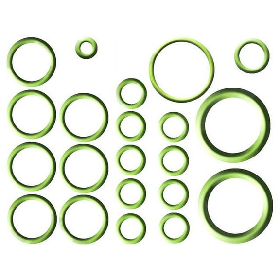 A/C System O-Ring and Gasket Kit - Compatible with 1980 - 1991 Volkswagen Vanagon 1981 1982 1983 1984 1985 1986 1987 1988 1989 1990