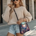 thumbnail image 4 of Kuiaobaty Axolotl Sea Coral Print Crossbody Bag for Women Trendy, Roomy Multi Pockets Leather Messenger Handbag with Adjustable Strap, Lightweight Hobo Purse Crossbody for Travel, 4 of 7