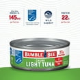 thumbnail image 3 of Bumble Bee Chunk Light Tuna in Vegetable Oil, Wild Caught Skipjack Tuna, Gluten Free, 22g Protein Per Serving, Non-GMO, Shelf Stable Can, 5 oz, 3 of 9