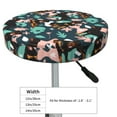 thumbnail image 4 of KLL Rottweiler Round Bar Chair Cushion Cover ,Bar Stool Protector with Elastic, Soft Washable, 4 of 6