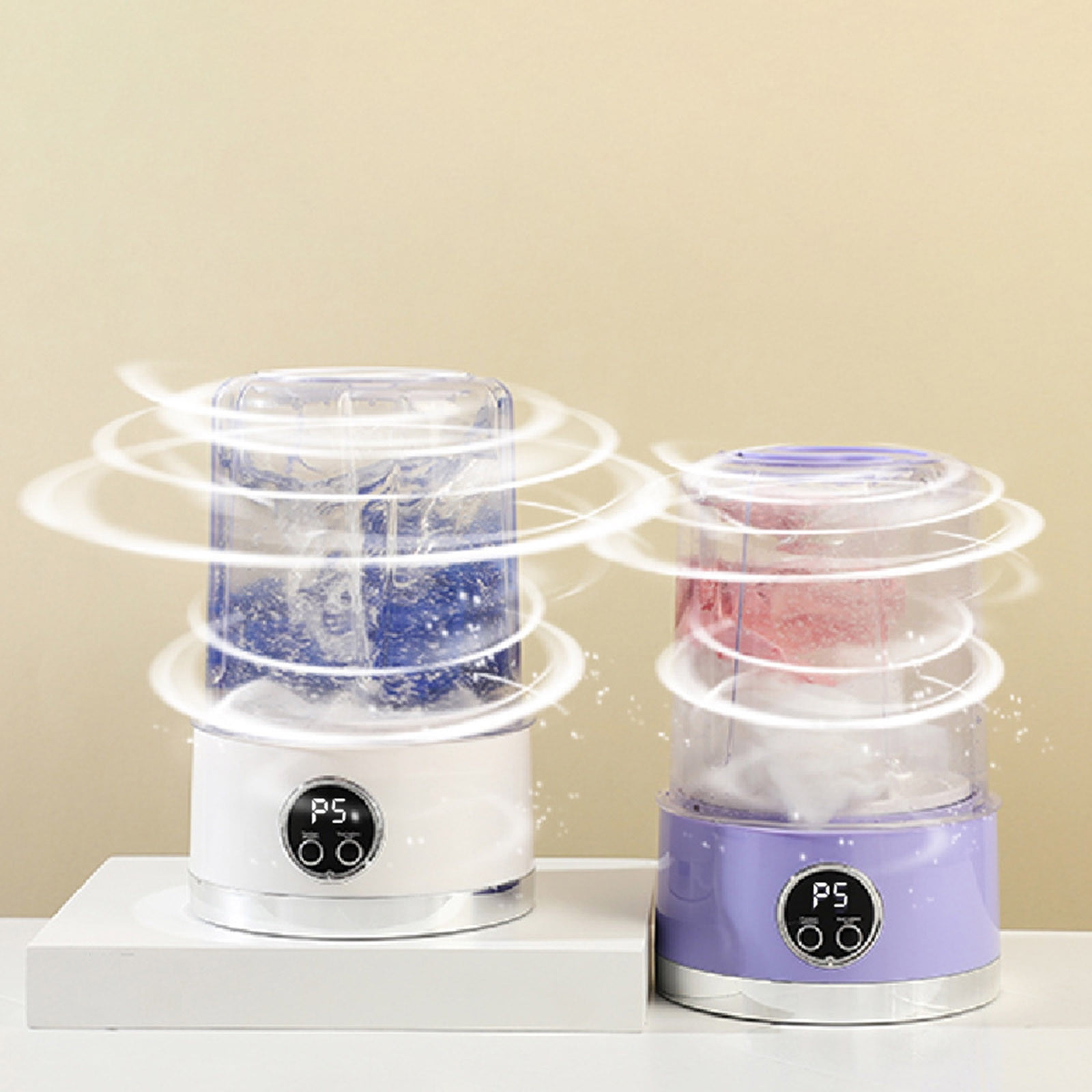 Underwear Washer 2025 Upgraded Mini Washing Machine Portable Rechargeable Cordless Mini Washing Machine Laundry Cup For Bra Underwear Socks Baby Clothes And Camping RV Travel