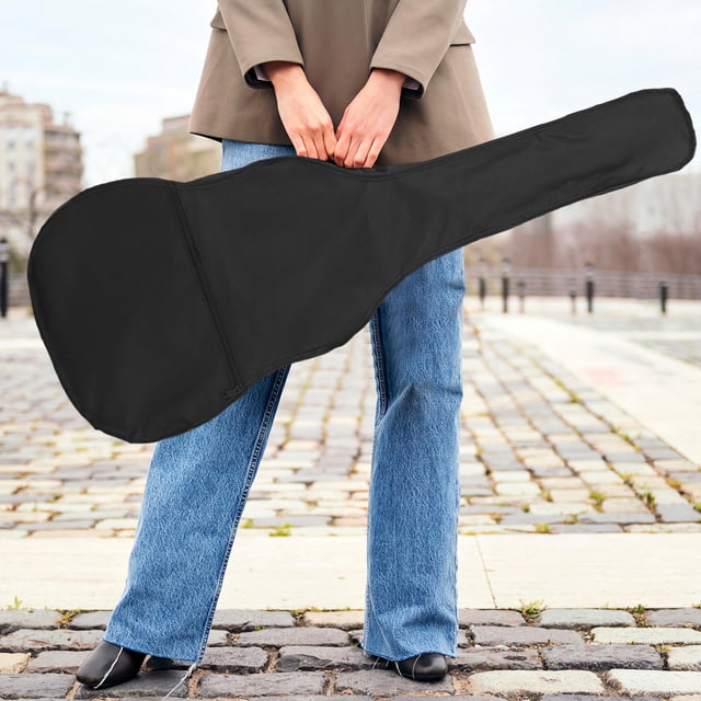 QUMIIRITY Guitar Bag With Strap Durable Side Zipper Design Suitable For Acoustic Guitars Versatile Carrying Options