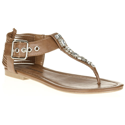 Women's Go Bling Dress Flat Sandal