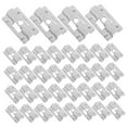 thumbnail image 6 of FRCOLOR 100pcs Stainless Steel U Shaped Strut Channel Bracket for 7mm Gap Wood Plastic Flooring Heavy Duty Connector for Secure Mounting, 6 of 8