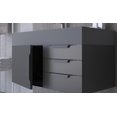 thumbnail image 7 of Set of 10 Modern Aluminum Thin Metal Black Pull Handles, 7 of 7