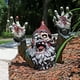 thumbnail image 5 of Estatua del cementerio del jardín zombi, decoración gótica, zombi enano, 5 of 5