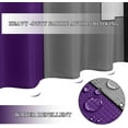 thumbnail image 5 of Modern Purple Shower Curtain Geometric Black Gray Shower Curtain Modern Shower Curtain Set for Women Black Girls Art Design Waterproof Bathroom Curtain Lavender Plum Square 72"x72" with 12 Hooks, 5 of 6