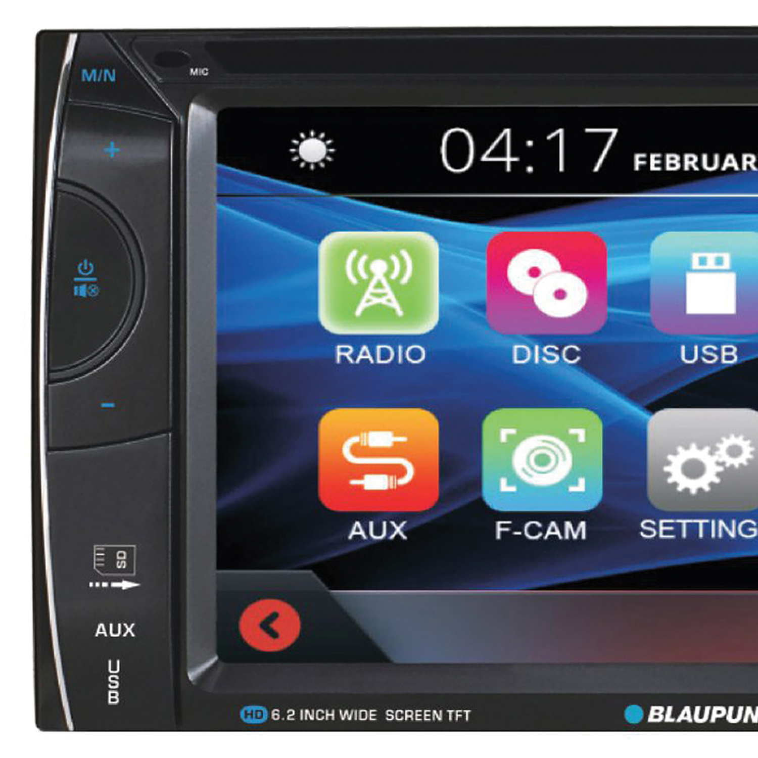 Blaupunkt MIAMI62 MIAMI 620 6.2-In. Double-DIN DVD Receiver with Bluetooth 