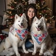 thumbnail image 4 of Dog Bandana 2 Pack,Pioneer Flower Floral Print Pattern Bandanas for Dogs,Cat Bandana,Small/ Large Dog Bandana 2 Size,Dog Bandanas, 4 of 6
