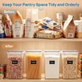 thumbnail image 4 of Sindcom Airtight Storage Canisters for Flour, Sugar, 2 Pcs Large Food Storage Containers, 6.5L /219.79fl oz, 4 of 9