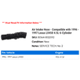 thumbnail image 2 of Air Intake Hose - Compatible with 1996 - 1997 LX450 4.5L 6-Cylinder, 2 of 2