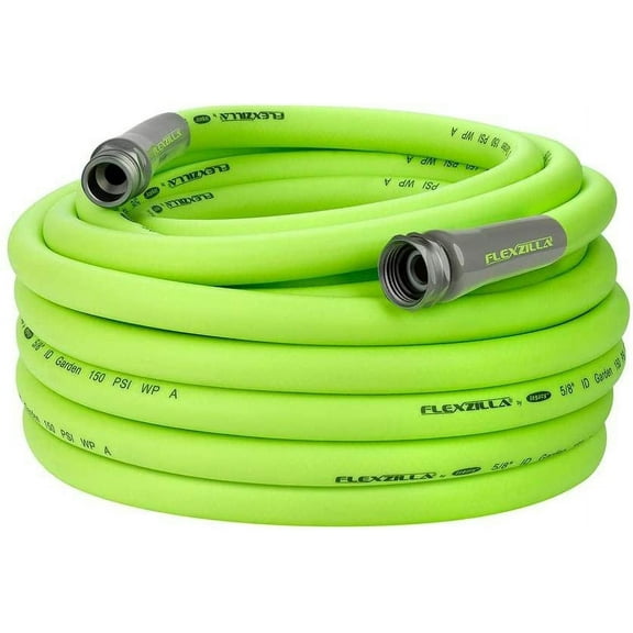 Flexzilla Garden Hose HFZG575YW - 5/8-In. x 75-Ft., Green, Quantity 3