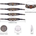 thumbnail image 3 of 4Sets Leather Bracelet Making Kit Multilayer Rope Bangle Cuff Wristband with Blank Alloy Cabochon Bezel Tray Clear Glass Cabochon, 3 of 9