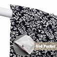 thumbnail image 4 of Black Spring Floral Swag Valances for Windows, Kitchen Window Curtains Over Sink, Farmhouse Flowers Elegant Pastoral Window Treatment Curtains for Living Room/Bedroom Curtains 2 Panel Sets 36"x45", 4 of 8