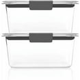 thumbnail image 2 of Brilliance BPA-Free Food Storage Containers, Medium Deep, 4.7 Cup, 2-Pack, Airtight & Leak-Proof, Microwave & Dishwasher Safe, 2 of 3