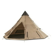 Guide Gear Camping Teepee Tent for Adults, Outdoor, Waterproof, Family, 8 Person, 18' x 18'