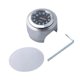 thumbnail image 4 of Moto motocicleta 7/8 pulgadas reloj de montaje en manillar reloj de cromada para Cruiser ATV Scooter - impermeable Negro shamjiam reloj del manillar de la motocicleta, 4 of 7