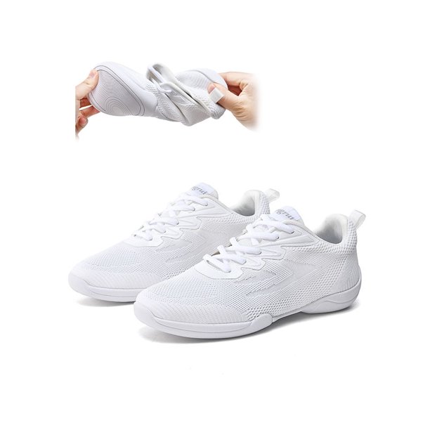 Ritualay Girls Cheer Shoes Competition Lace Up Athletic Cheerleading