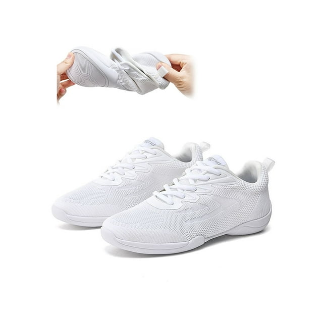 Ritualay Girls Cheer Shoes Competition Lace Up Athletic Cheerleading