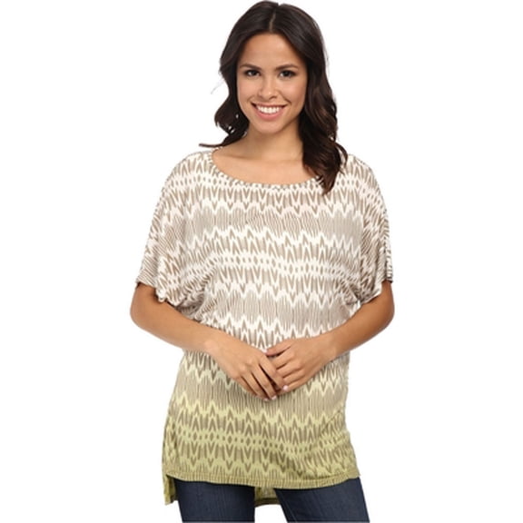 MIRACLEBODY by Miraclesuit Women's Paige Abstract Print Top Medium Palm