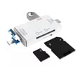 thumbnail image 3 of Lector de tarjetas 6 en 1 OTG USB 3.0 tipo C para tarjetas Secure Digital/TF blanco Sywqhk Para estrenar, 3 of 7