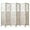 White - Carved, variant on Room Divider Wood Carved Wall Divider Indoor Folding Portable Partition Screen for Home Office Garden Terrace - 6 Panel, 67 * 90inch (White)