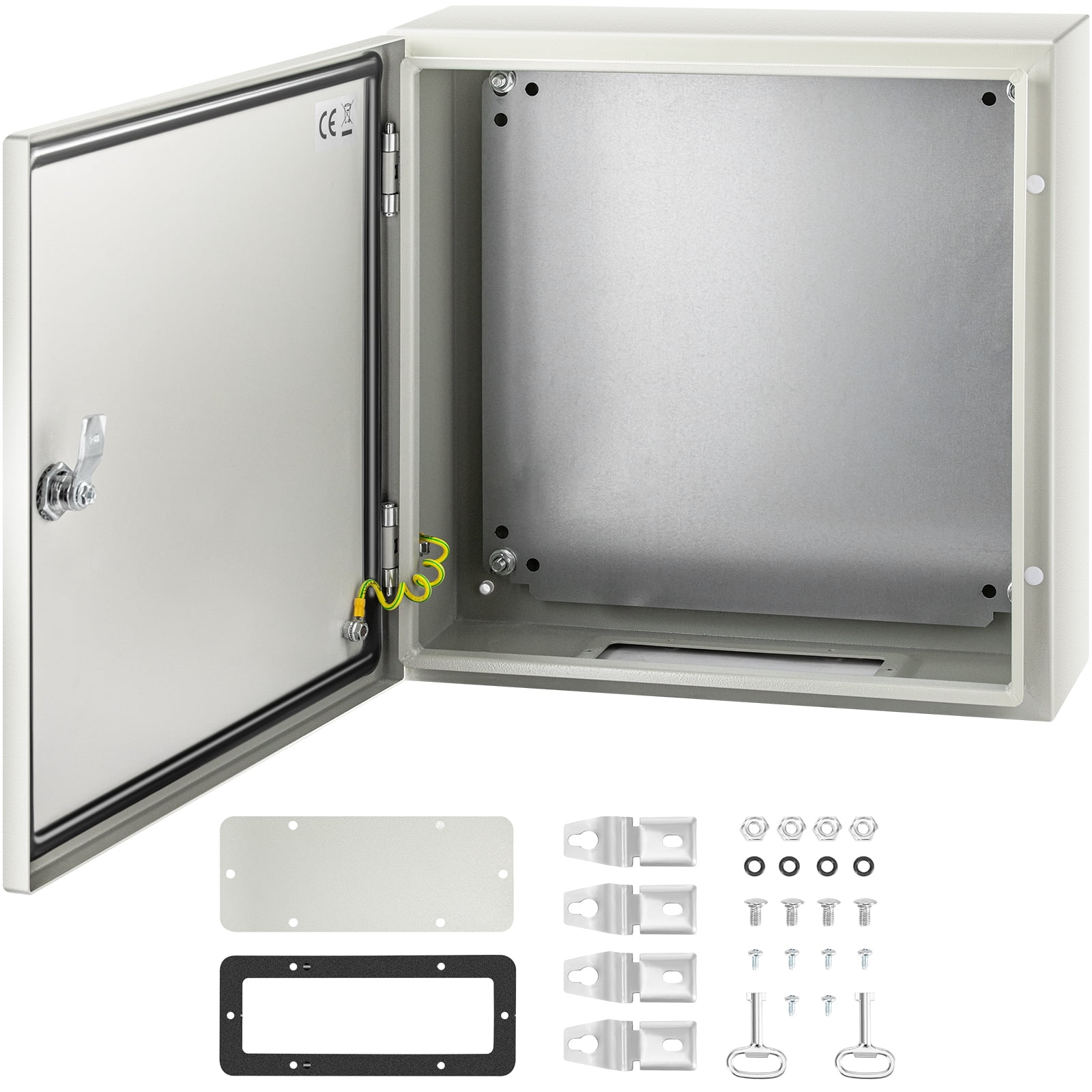 16 x 16 x 6 In Carbon Steel Electrical Enclosure Cabinet 16 Gauge IP65 