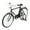 Black, variant on Realistic Bicycles Model Ornament Retro Miniature Bike Figurine Decors for Bookcases and Desktops with Nostalgic Appeal