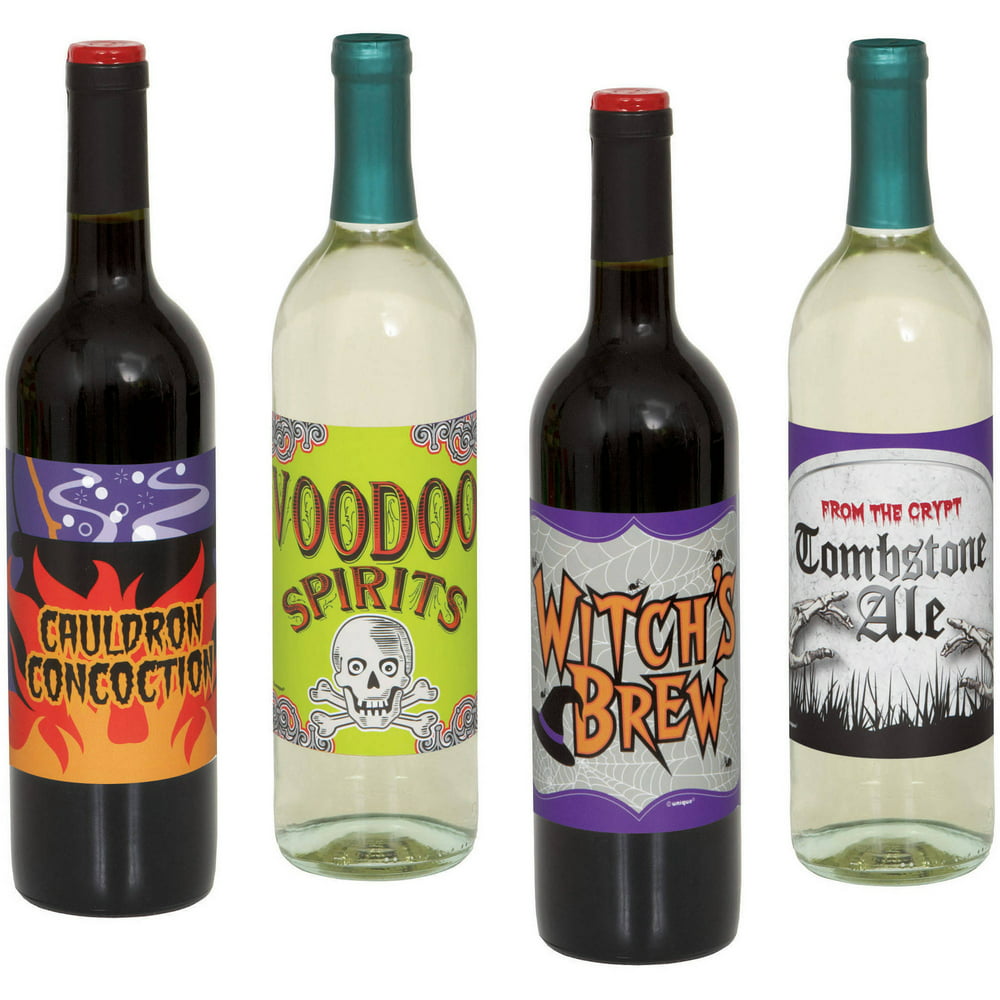 halloween-wine-bottle-labels-4-count-walmart-walmart