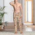 thumbnail image 4 of Salouo Thanksgiving with Food Print Pajama Pants for Men, Lounge Pants Elastic Waistband Casual Men's sleepwear Loungewear Sleep Pajama Pant -Large, 4 of 7