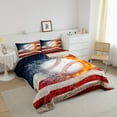 thumbnail image 3 of Erosebridal Baseball Bedding Twin Comforter Set For Teens,American Flag Down Comforter,Gaming Theme Decor,Reversible,2-Piece, 3 of 8