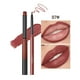 thumbnail image 1 of Lápiz labial, lápiz labial, mate, no se desvanece, no se corre, larga duración, resistente al agua, delineador de labios nude, set de lápiz labial, 1 of 3