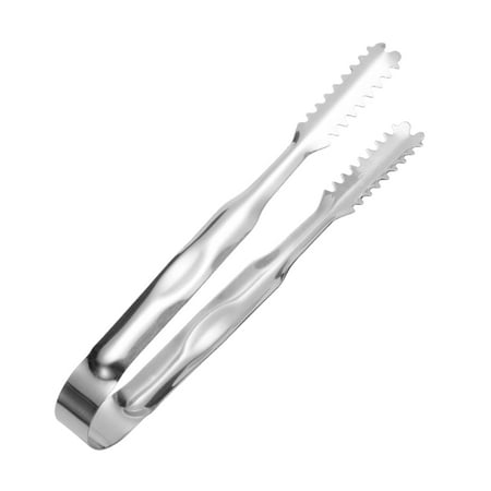 

Sorrowso Kitchen Tong Kitchen Utensils Small Sugar Clip Kitchen Serving Tong Stainless Steel Portable for Picnic Barbecue Cooking