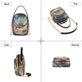 thumbnail image 3 of FORMRS Crossbody Bag for Women Quilted Travel Shoulder Cell Phone Purse with Chain Strap Handbag, Floating Whale, 3 of 7