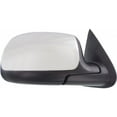 thumbnail image 2 of For GMC Yukon 2000 01 02 03 04 05 2006 Door Mirror Passenger Side | Manual | Non-Heated | Chrome | Replacement For 25876715 | GM1321208, 2 of 6