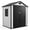 Grayish white + black, variant on 6x4FT Outdoor Storage Shed with Floor, Resin Garden Storage Shed with Lockable Door, Utility Tool Storage Shed for Backyard Garden Patio Lawn, Grey