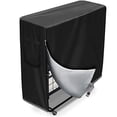 thumbnail image 4 of Housse de Rangement Imperméable et Robuste pour Lit Pliant avec Fermeture Éclair – Antipoussière, Résistante aux UV, Ventilée, Cordon de Serrage Ajustable – Sac Protecteur de Matelas pour Lits Roulants, de Bureau, de Camp, d'Invités – Noir, 4 of 8